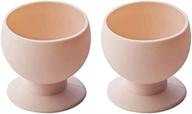 hefute door knob cover 2 pack: stylish decorative door bumper for wall protection in bedrooms, kitchens, and offices(pink) логотип