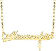 💖 customized monique name necklace: personalized heart pendant by cly jewelry - perfect gift for her logo