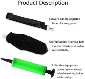 img 3 attached to ⛳️ Vukayo Golf Swing Trainer Ball: Inflatable Golf Ball for Effective Posture Correction Training