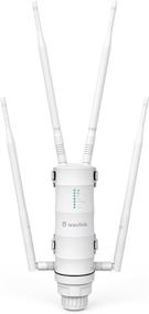 img 4 attached to 📶 WAVLINK AC1200 Weatherproof High Power WiFi Range Extender/Wireless Access Point/Mesh with Passive POE, Dual Band 2.4GHz 300Mbps+5.8 GHz 867Mbps, 4x7dBi Omni Directional Detachable Antenna