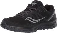 saucony excursion black charcoal 10medium logo