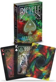 img 1 attached to Bicycle Stargazer Nebula Playing Cards