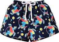 🐢 younger star toddler animals turtles boys' swimwear: stylish and cute clothing for little water lovers logo