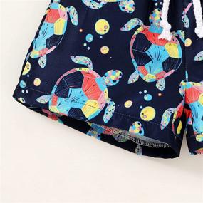 img 1 attached to 🐢 YOUNGER STAR Toddler Animals Turtles Boys' Swimwear: Stylish and Cute Clothing for Little Water Lovers