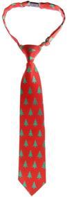 img 2 attached to 🎅 Stylish Retreez Christmas Pattern Woven Pre Tied Boys' Accessories: Get Ready for Festive Fashion!
