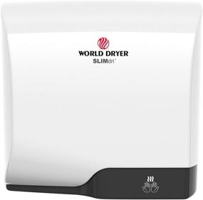 img 3 attached to 💨 World Dryer L-974 SLIMdri ADA Compliant Aluminum Hand Dryer with Surface Mounting, in White, 120/208/240V