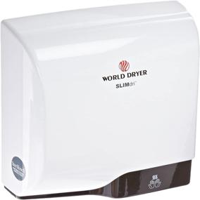 img 4 attached to 💨 World Dryer L-974 SLIMdri ADA Compliant Aluminum Hand Dryer with Surface Mounting, in White, 120/208/240V