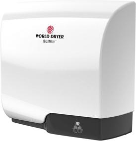 img 1 attached to 💨 World Dryer L-974 SLIMdri ADA Compliant Aluminum Hand Dryer with Surface Mounting, in White, 120/208/240V