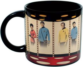 img 3 attached to 🌌 Star Trek Heat Changing Mug - Beam Your Coffee or Tea to the Planet's Surface with Kirk, Spock, McCoy, and Uhura - Includes Fun Packaging