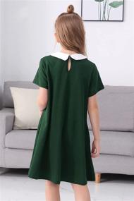 img 3 attached to 👗 WineRed Vintage GOR1085 Girls' Clothing Dresses - GORLYA Placket Ensemble