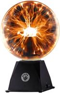 🔮 7 inch kicko orange plasma ball - nebula, thunder lightning - plug-in for halloween parties, decorations, prop - kids bedroom home логотип