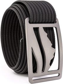 img 4 attached to Inch Uinta Gunmetal Black Strap Men's Accessories for Belts