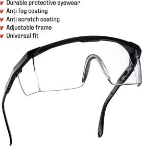 img 3 attached to RONWEIX Goggles: Ultimate 👓 Anti-Scratch Protection for Optimal Eye Safety