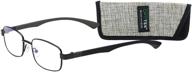 👓 enhance your visual experience with select-a-vision men's optitek computer 2101 black reading glasses logo