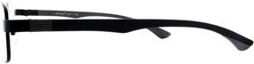 img 2 attached to 👓 Enhance Your Visual Experience with Select-A-Vision Men's Optitek Computer 2101 Black Reading Glasses