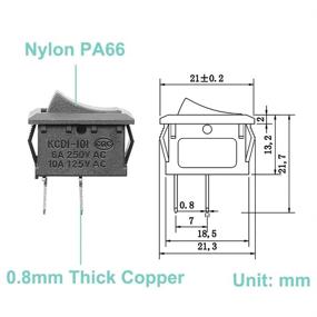 img 2 attached to 🔀 Efficient QTEATAK Rocker Switch with Multiple Position Terminals