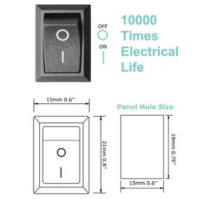 img 3 attached to 🔀 Efficient QTEATAK Rocker Switch with Multiple Position Terminals