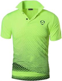 img 3 attached to Sportides Wicking Breathable T Shirts GreenYellow Men's Clothing in Shirts