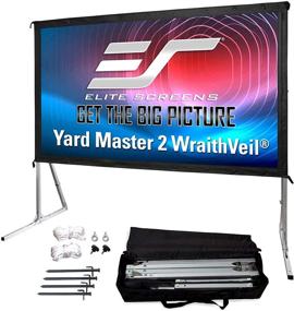 img 4 attached to 🌟 Elite Screens Yard Master 2 DUAL Projector Screen, 120-INCH 16:9, Ultra HD 4K/8K, Active 3D, HDR Ready Indoor and Outdoor Projection, OMS120H2-Dual, 2-Year Warranty by US Based Company