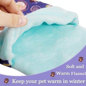img 2 attached to Cozy and Soft Cotton Small Pet Hanging Bed Sleep Pouch – Ultimate Warmth for Small Animals