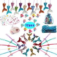 mermaid jewelry set - bracelet, necklace, and accessories логотип