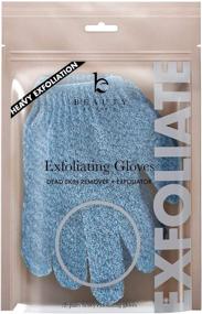 img 4 attached to Shower Exfoliating Gloves - (2 Pairs, 4 Gloves) Intense Exfoliation, Body Scrub Shower Scrubber, Exfoliating Bath Gloves for Men & Women, Loofah Shower Glove