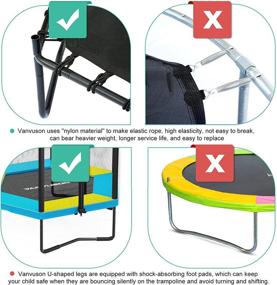 img 3 attached to 🎁 VANVUSON Trampoline Outdoor Enclosure: The Perfect Birthday Gift!