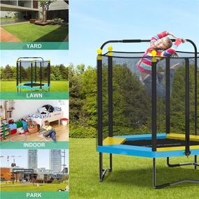 img 2 attached to 🎁 VANVUSON Trampoline Outdoor Enclosure: The Perfect Birthday Gift!