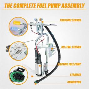 img 2 attached to Высококачественная топливная насосная сборка для Jeep Wrangler 2.5L 🔧 4.0L 1991-1995 | Заменяет 5003861AA 5003861AB с измерительным блоком | Емкость 20 галлонов