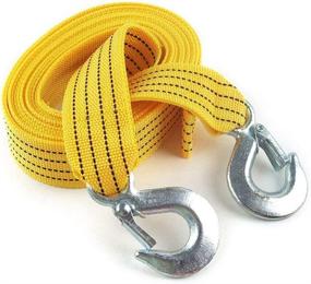 img 3 attached to 🚑 Durable LSHCX Heavy Duty Tow Strap - 6600 LB Capacity, 2inch x 13feet, Two Safety Hooks Included