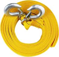 🚑 durable lshcx heavy duty tow strap - 6600 lb capacity, 2inch x 13feet, two safety hooks included logo