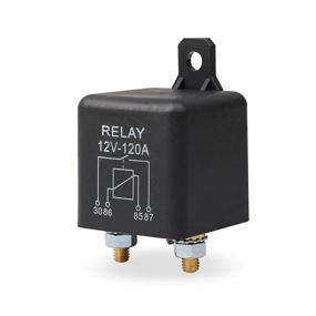 img 3 attached to 🚚 EHDIS 12V 120A 4 Pin Car Relay Black Box Battery Set for Heavy Vehicles - Perfect for Trucks, Excavators, Vans, Boats, and More!