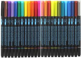 img 4 attached to 🖌️ Artist's Loft Dual Tip Watercolor Markers - 24 Vibrant Colors