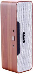 img 3 attached to 🔊 Trovo Sangeet Wireless Portable Bluetooth Speaker - USB Playback, 4 Hours Playtime, Built-in Mic - Compatible with iOS and Android Devices (Brown)