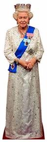 img 3 attached to Imperial Majesty: Wet Paint Printing + Design's Lifesize Queen Elizabeth II Cardboard Cutout - H65077