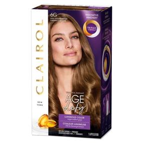 img 2 attached to Clairol Age Defy Permanent Hair Dye Review: 6G Light Golden Brown Hair Color