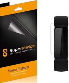 img 1 attached to (6 упаковок) Защитное стекло Supershieldz для экрана Fitbit Inspire 2 - Ультра-чистый TPU, Полное покрытие, Толщина 0,12 мм