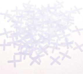 img 4 attached to 🧱 COSMOS 1/8 Inch Wide Tile Spacers - Pack of 500 for Precise Floor or Wall Tile Spacing