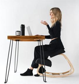 img 3 attached to 💺 Sleekform Austin Kneeling Chair: Enhance Your Home Office with Ergonomic Active Sitting"