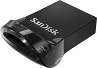 sandisk ultra fit usb 💾 3.1 flash drive - 256gb capacity (sdcz430-256g-g46) logo