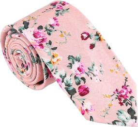 img 1 attached to Cotton Printed Necktie - Casual Fashion