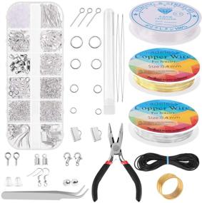 img 4 attached to 🔧 Cridoz Jewelry Repair Kit: Complete Jewelry Making Supplies for Fixing, Repairing, and Creating Necklaces and Earrings with Jewelry Wire and Findings Tools