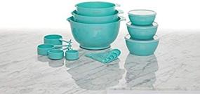 img 4 attached to 🌊 Aqua Farberware Pro Measuring Set: The Perfect and Precise Kitchen Companion