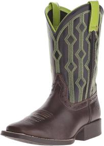 img 4 attached to 🤠 Kids' Live Wire Western Cowboy Boot: The Perfect Blend of Style and Performance