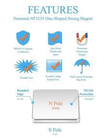 img 2 attached to 🧲 Scientific Neosmuk Neodymium Rectangle Permanent Magnets