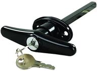 🔒 enhance security with jr products 10985 black locking t-handle for ultimate protection logo