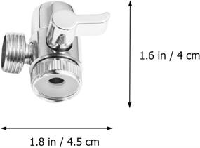 img 3 attached to 💧 DOITOOL 2PCS Sink Faucet Diverter Valve: Aerator, Adapter, and Connector