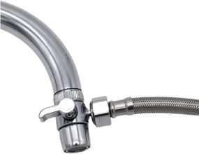 img 2 attached to 💧 DOITOOL 2PCS Sink Faucet Diverter Valve: Aerator, Adapter, and Connector