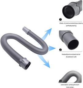 img 2 attached to 🧹 Shark Navigator NV22 Replacement Vacuum Hose - Compatible with NV22L, NV22T - Vacuum Cleaner Accessories - Part No.1114FC Replacement