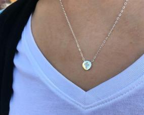 img 2 attached to 🕊️ EFYTAL Small Cross Necklace: Stunning Christian Jewelry for Women and Girls